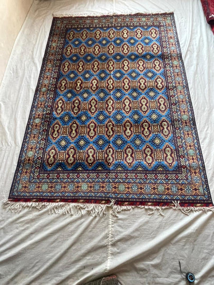 New Design Blue Bakhmal