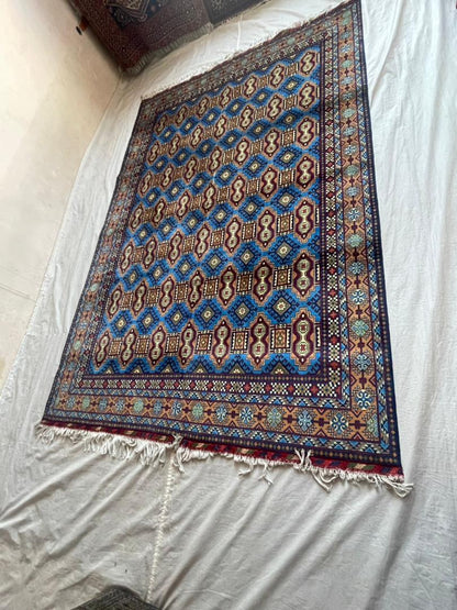 New Design Blue Bakhmal