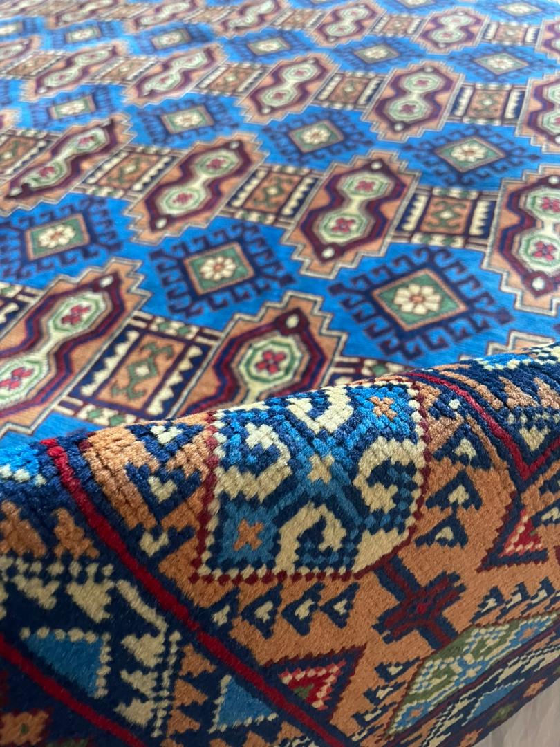 New Design Blue Bakhmal