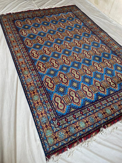 New Design Blue Bakhmal